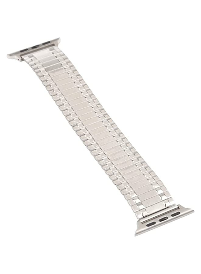 Band Aluminum Alloy Steel Watch Band For Apple Watch Ultra 49mm | Series 8 | 7 45mm | SE 2 | 6 | SE | 5 | 4 44mm | 3 | 2 | 1 42mm Silver - Image 3