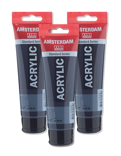 Amsterdam Standard Series Acrylic Tube 120ml Paynes Grey 708 17097082 - Image 1