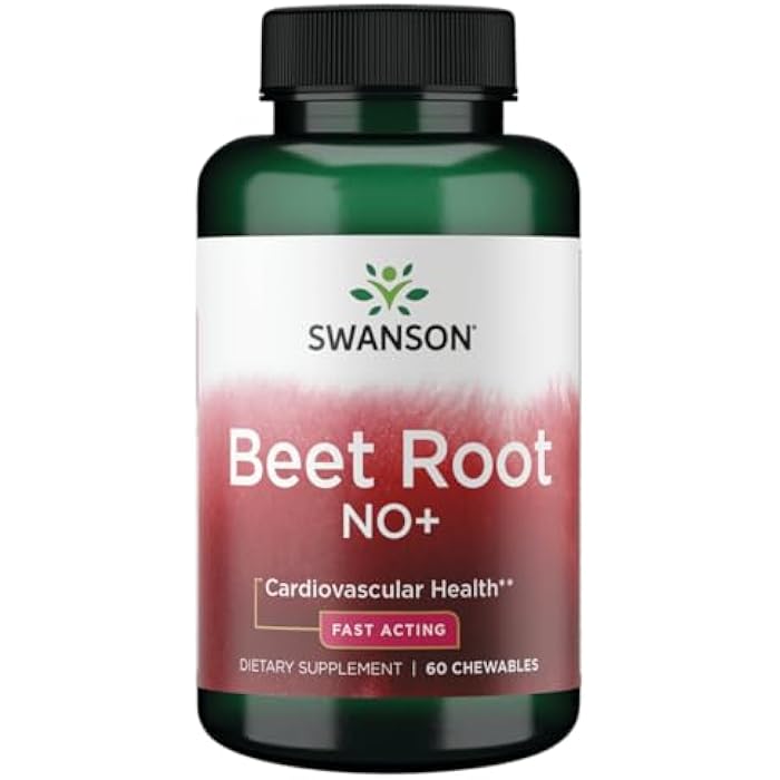 Swanson Sw ULT Beet Root no+ Fast act 60chew tb - Image 1