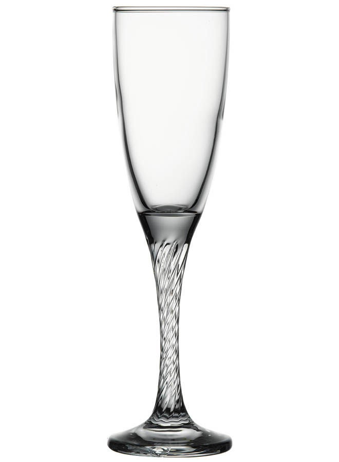 Twist Champagne Flute 150Cc 5 Us – Pack of 6 Clear