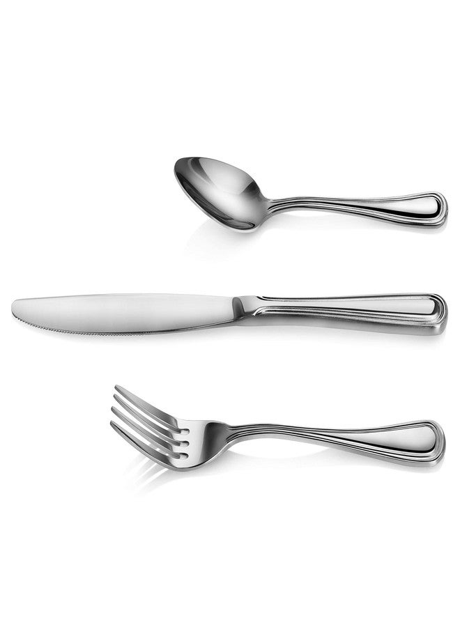 New Star Foodservice 58864 Slimline Pattern, 18/0 Stainless Steel, 36-Piece Flatware Set - Image 3