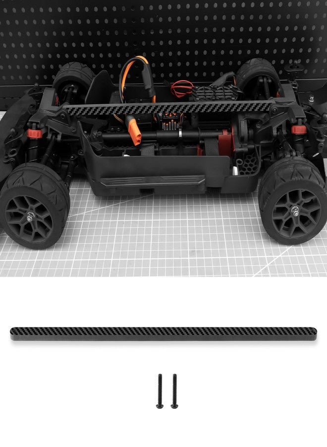QUE-T Carbon Fiber Center Brace Bar 1/8 Chassis Brace Bar for Arrma Vendetta Infracton 3S Upgrade - Image 5