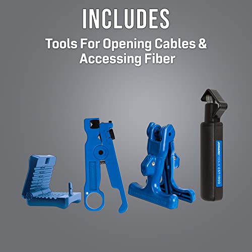 Jonard Tools TK-120 Fiber Prep Kit - 12 Piece Fiber Optic Cable Access and Termination Tools Set with Stripping, Ringing, and Cutting Tools - Image 5