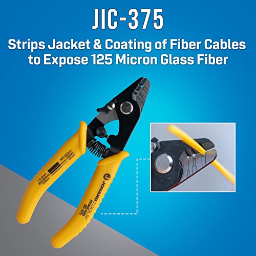 Jonard Tools TK-120 Fiber Prep Kit - 12 Piece Fiber Optic Cable Access and Termination Tools Set with Stripping, Ringing, and Cutting Tools - Image 3