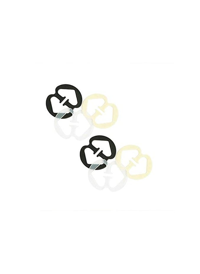 Generic - 6 Bra Strap Concealer Clips Solution Perfect Lift Max Cleavage Control - Image 1