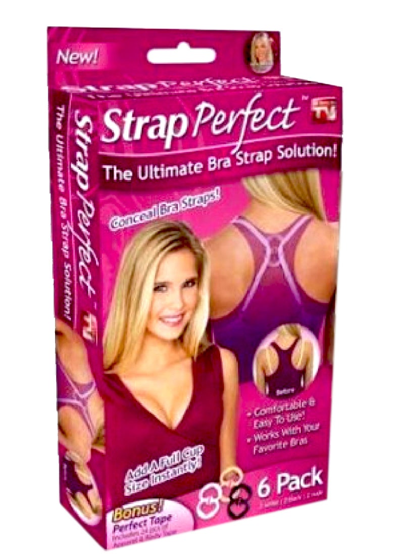 Generic - 6 Bra Strap Concealer Clips Solution Perfect Lift Max Cleavage Control - Image 1