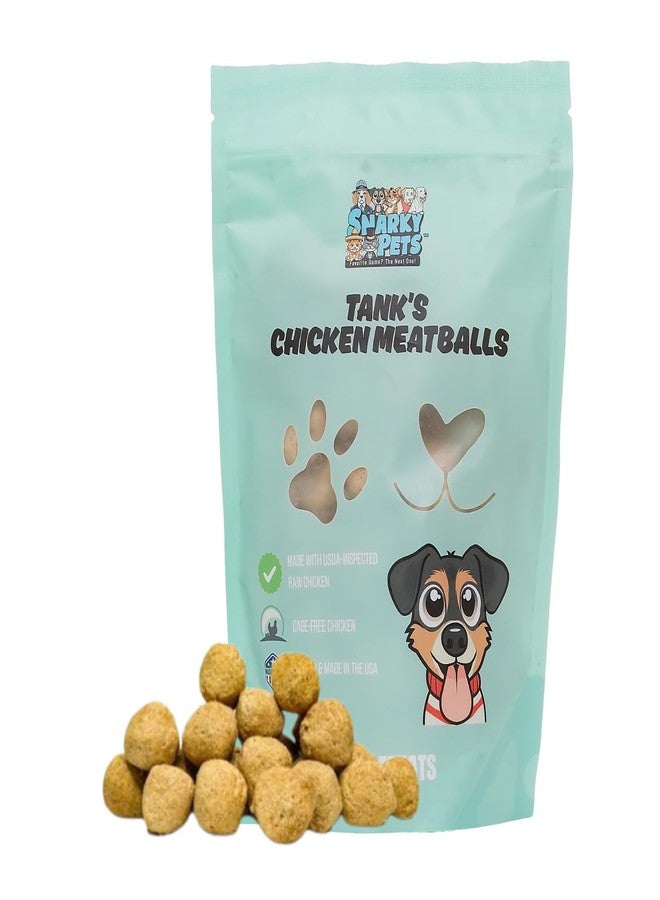 Snarky Pets Tank’s Freeze Dried Chicken Meatballs – Cage-Free Chicken, Single-Source Protein, Grain-Free, No Preservatives or Byproducts – Natural Dog Treats for All Breeds – 4 oz Pouch - Image 2