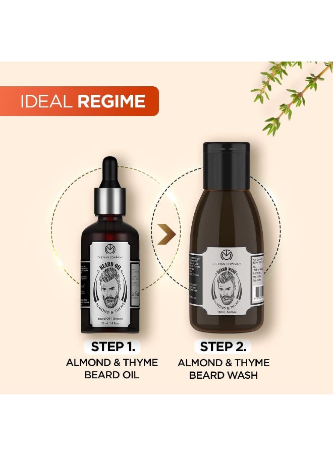 The Man Company - Almond And Thyme Beard Oil, 30 ML - Image 1