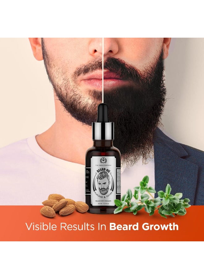 The Man Company - Almond And Thyme Beard Oil, 30 ML - Image 1