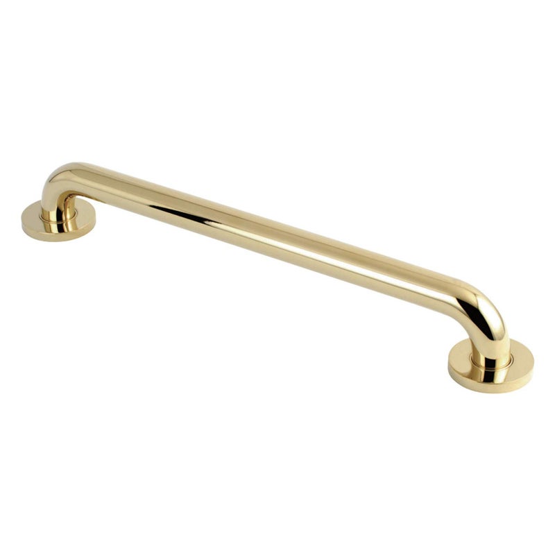 Kingston Brass DR514182 Meridian 18Inch Decorative Grab Bar Polished Brass