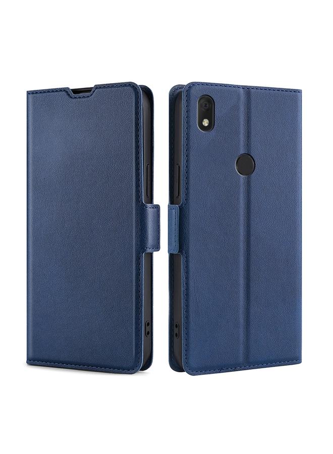 S-TOP Case For Alcatel Axel / Lumos Ultra-thin Voltage Side Buckle PU + TPU Leather Phone Case - Image 1