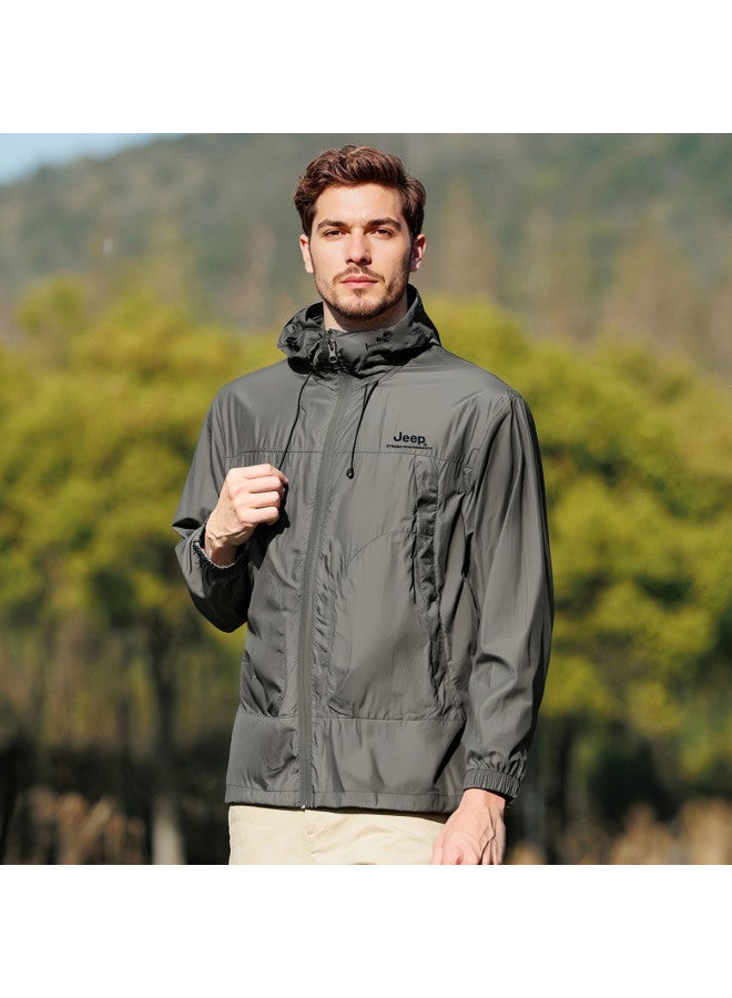Jeep Lightweight Sun Protection】men's Uv Protection Jacket - Breathable Thin Outdoor Fishing Sun Shirt For Men - Image 3