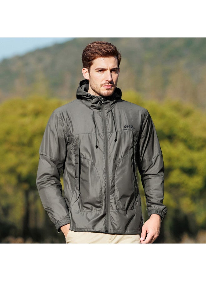 Jeep Lightweight Sun Protection】men's Uv Protection Jacket - Breathable Thin Outdoor Fishing Sun Shirt For Men - Image 2