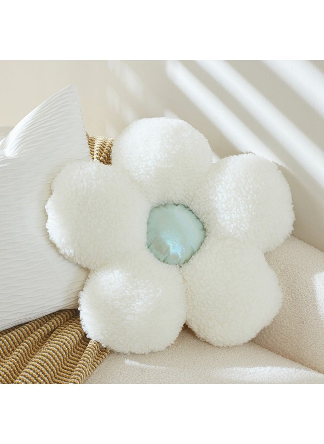 null - Artificial Bee Doll Flower Cushion Living Room Simple Home Decoration Plush Toy Fabric Doll Sleeping Batch-Specifications:See Details For Size (flower A Yellow B Blue)-Color:Flowers 40cm (0.25kg) - Image 1