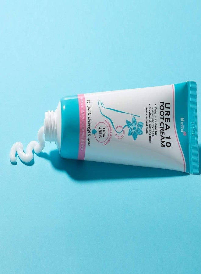 Nella Urea 10 Foot Cream, Callus Remover, Urea 10%, Foot Repair Therapy, Moisturizes and Rehydrates Thick, Cracked, Rough, Dead and Dry Skin, Gently Exfoliates, Korean Beauty, 100 gram - Image 2