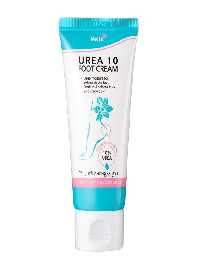Nella Urea 10 Foot Cream, Callus Remover, Urea 10%, Foot Repair Therapy, Moisturizes and Rehydrates Thick, Cracked, Rough, Dead and Dry Skin, Gently Exfoliates, Korean Beauty, 100 gram - Image 1