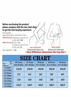 Y&D Women Strapless Front Buckle Lift Bra, Girl Push Up Adjustable Breathable Bra Invisible Wirefree Bandeau Padded Bralette Top  - Image 3