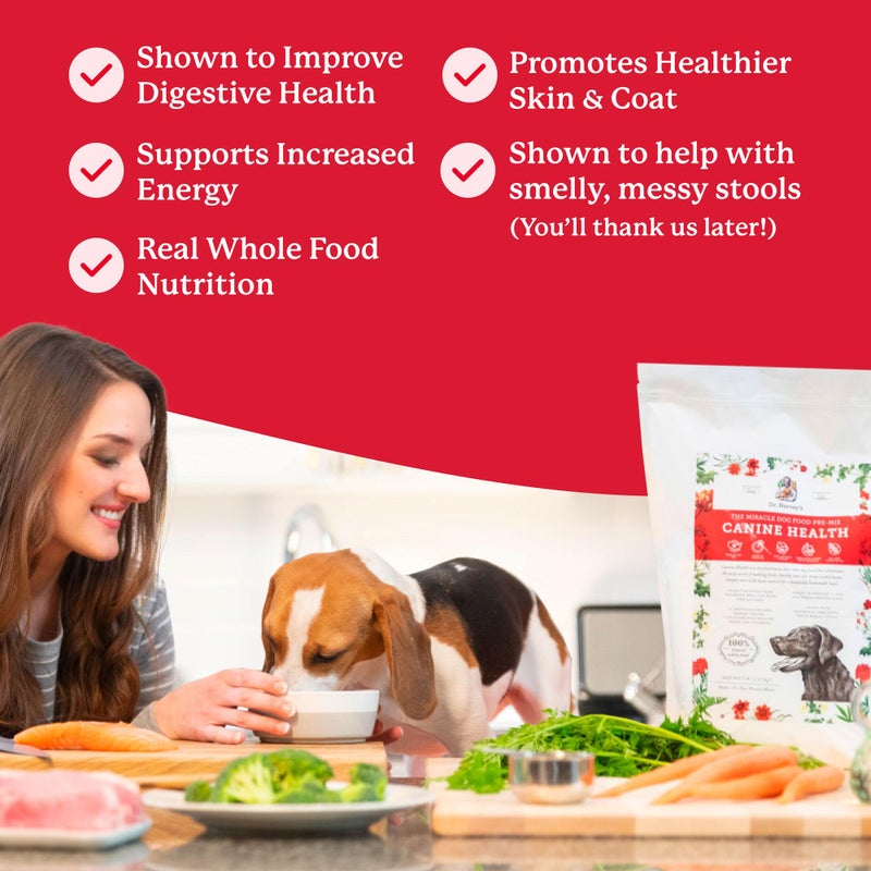 Dr. Harvey's Canine Health Miracle Dog Food, Human Grade Dehydrated Base Mix for Dogs with 9 Vegetables and 6 Organic Whole Grains (5 Pounds) - Image 4