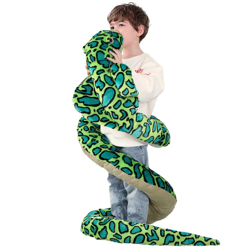 IKASA Giant Snake Stuffed Animal Plush Toy106 Large Cobra Cute Jumbo Soft ToysHuge Big Size Fluffy Plushy Fat Oversized PlushieGifts for Kids - Image 2
