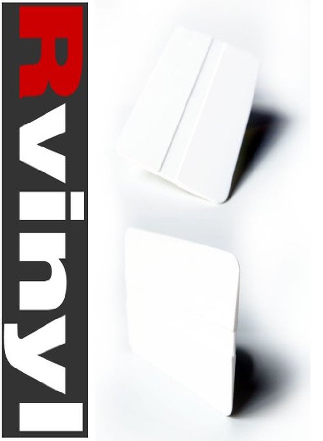 Rvinyl Pro Application Squeegee in White - Vehicle Wrap Tools for Car Vinyl, Craft Films, Window Tinting and Decals Installation - Image 1