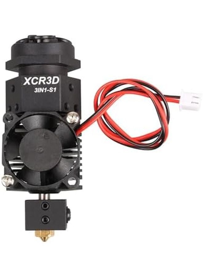 رأس طابعة ثلاثية الأبعاد هوت إند 3 في 1 خارج رأس طباعة جي هيد لتيتان إم كي 8 بوردن إكسترودر أسود مروحة 24 فولت - Image 2