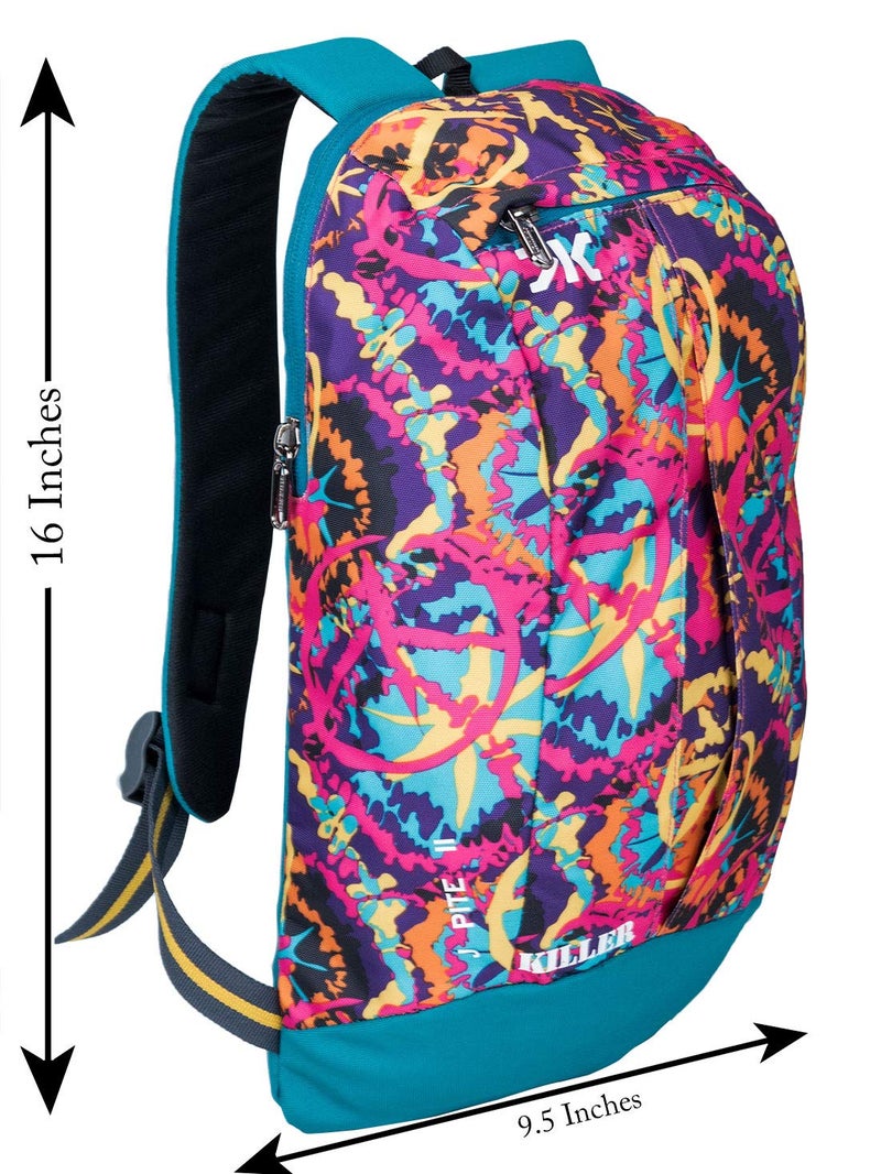 KILLER Galaxy Small Outdoor Mini Backpack 12L Daypack (Cemo, 1 Compartment), Multicolor - Image 2