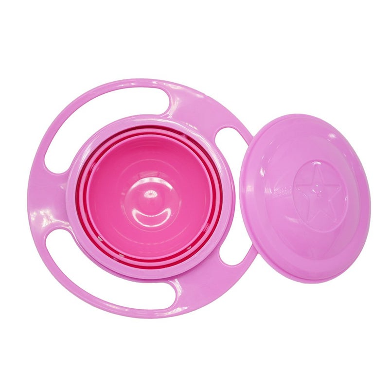 ZTL Gyro Bowl 360 Dgree Rotation Spill Resistant Gyroscopic Bowl with Lid - Image 4