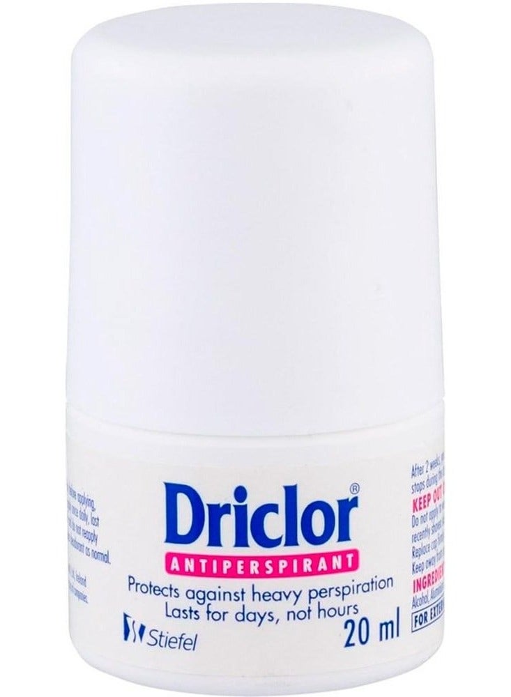 Driclor Antiperspirant Excessive Perspiration 20 ml - Image 2