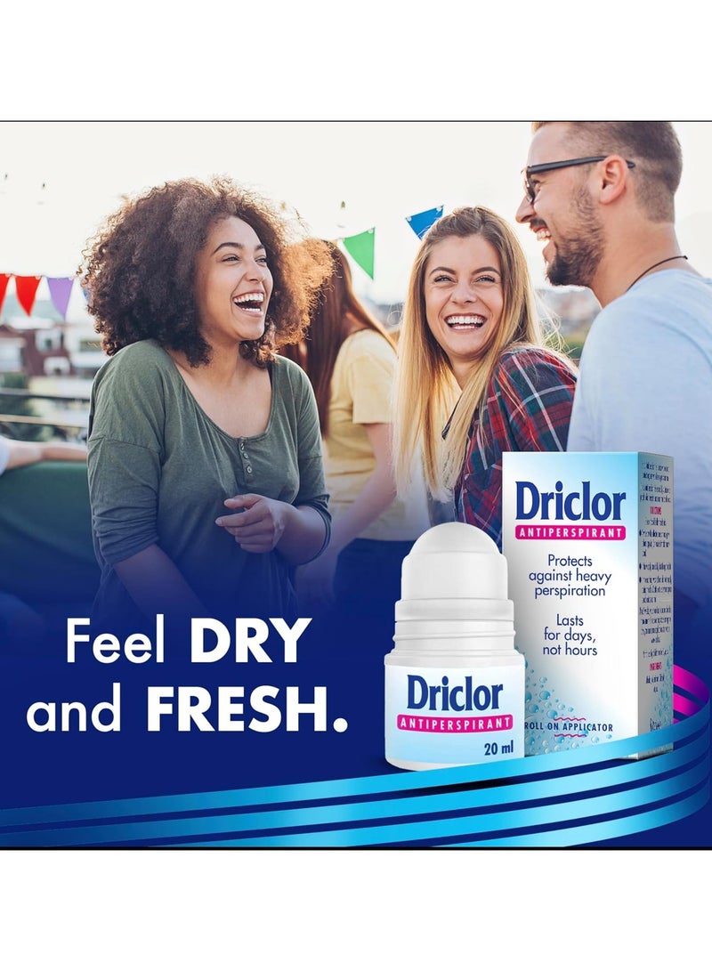 Driclor Antiperspirant Excessive Perspiration 20 ml - Image 4