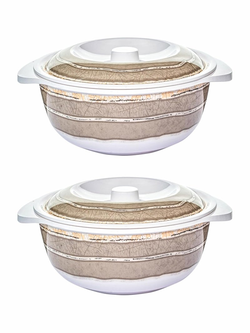 Servewell Melamine 2pcs Casserole with Lid Set - Image 2