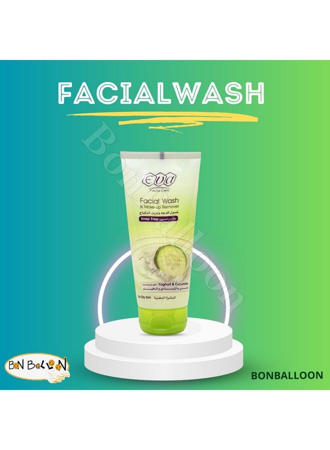 Eva Longoria (5.07 Oz /150 Ml) Eva Facial Wash And Make Up Remover Enriched With Cucumber And Yoghurt This Natural Blend Revives Your Skin Balances Its Level And Thus Reduces Dehydration For Oily Skin - Image 3