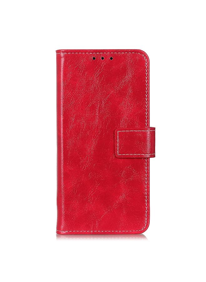 S-TOP Case For Samsung Galaxy A73 5G Retro Crazy Horse Texture Horizontal Flip Leather Phone Case - Image 2