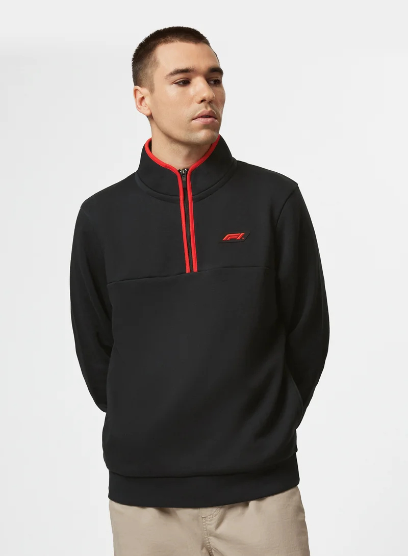 FORMULA1 Quarter Zip Sweatshirt