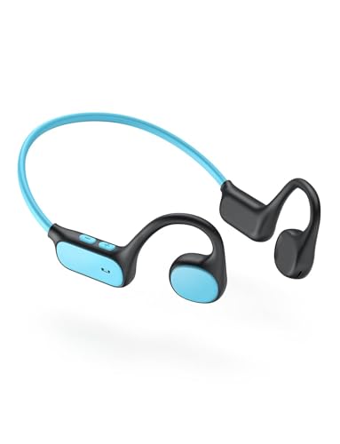 iClever Kids Bluetooth Headphones, Air Conduction Open Ear Headphones, Safe Volume 74&85dBA, 360° Bending Resistance Durable, 11.5H Playtime, Bluetooth 5.4 Kids Wireless Headphones for Travel/School - Image 1
