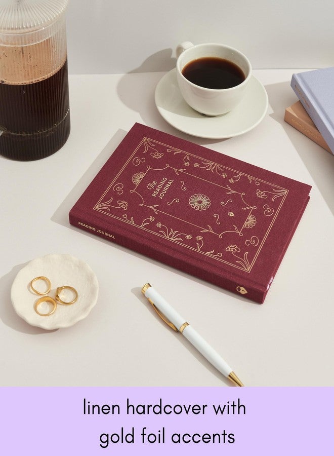 KUNITSA CO. Reading Journal. Book Journal for Book Lovers & Readers. Review and Track Your Reading (Burgundy) - 52 book reviews - Image 2