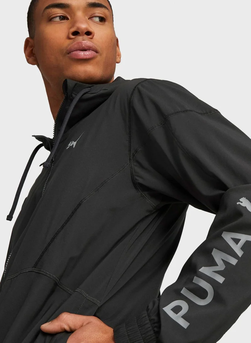 PUMA Logo Fit Woven Jacket