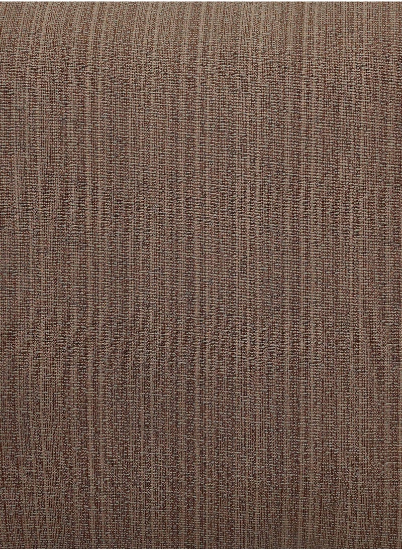 American Linen Jacquard Cushion with Assorted colors, Size 40X40 Cm Brown  - Image 4
