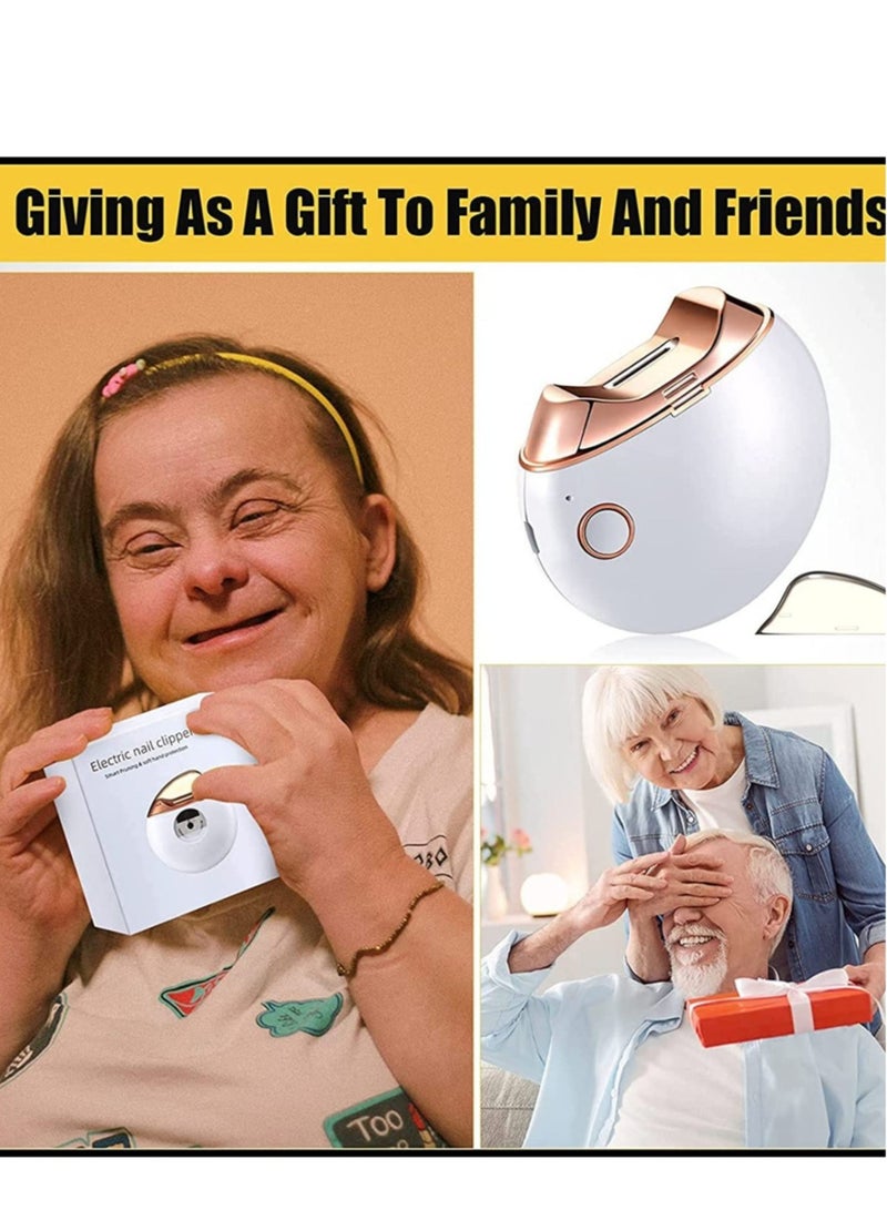 ELTRAZONE Automatic Nail Clipper, Electric Nail Clippers Automatic Safety Fingernail Cutter - Image 4