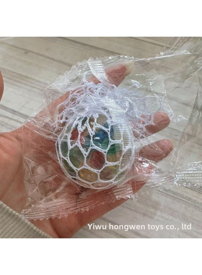 【2PCS，Only Two】Bead Squishy - Grape Ball Stress Relief Squishy Toy - 5cm venting grape balls - Mesh Squeeze Ball, Sensory Fidget Toy, Anxiety Relief, Kids Adults Decompression, Funny Stress Ball, TikTok Viral Toy - Image 1