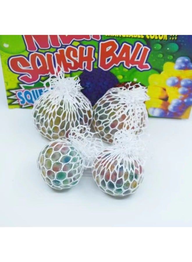 【2PCS，Only Two】Bead Squishy - Grape Ball Stress Relief Squishy Toy - 5cm venting grape balls - Mesh Squeeze Ball, Sensory Fidget Toy, Anxiety Relief, Kids Adults Decompression, Funny Stress Ball, TikTok Viral Toy - Image 3