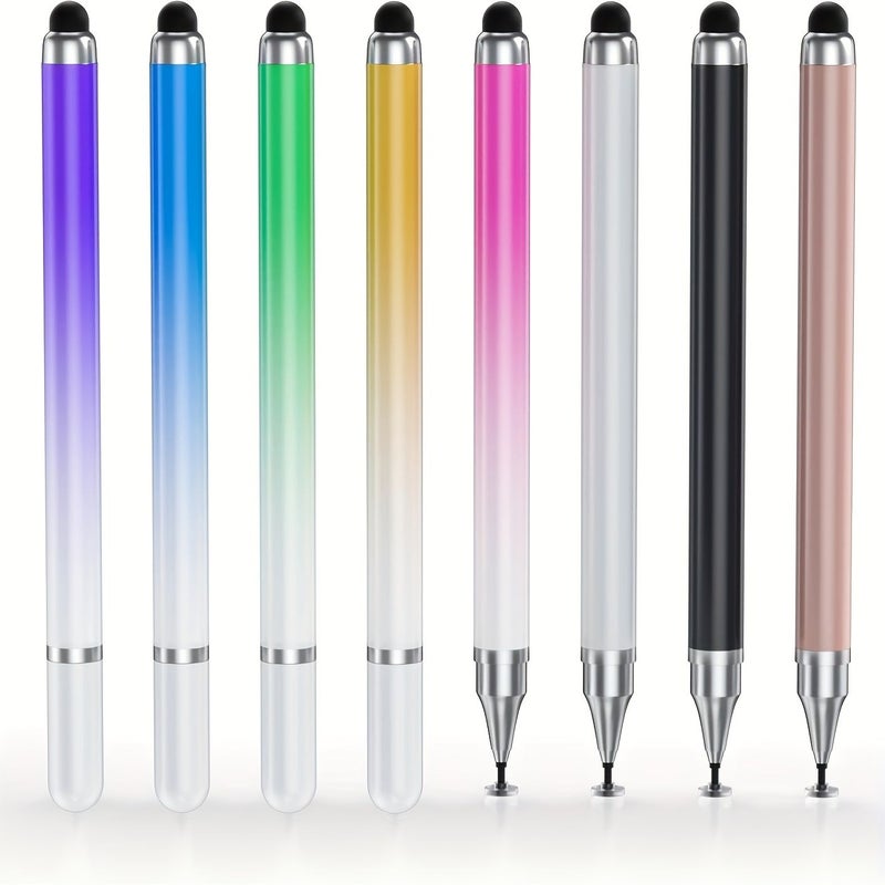 Universal 2 in 1 Stylus Pens for Touch Screens 6 Pack Random Color - Image 1