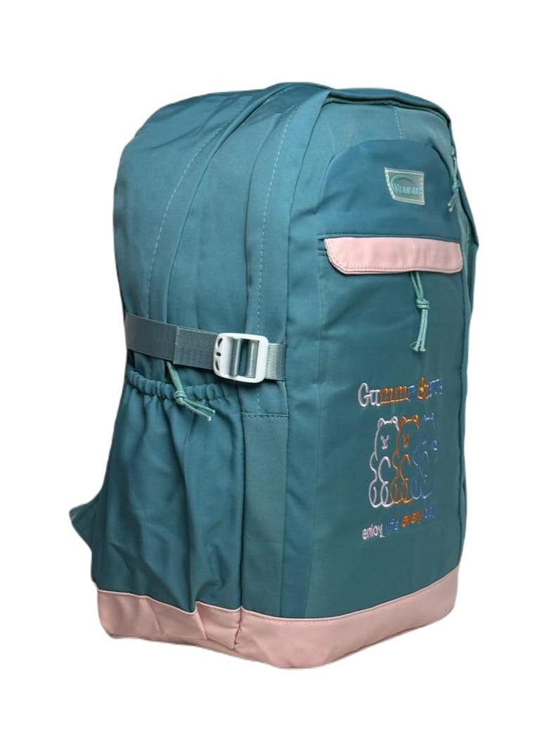 QSHOP Premium Quality School Backpack Laptop Backpack Waterproof Backpack with Plush Pendant Accessories for Teenagers Students Women (42 * 30 * 13cm)  - Image 1