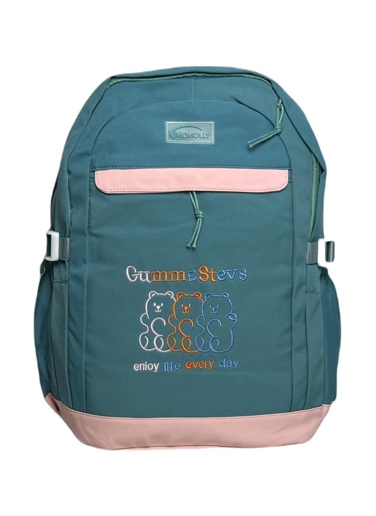 QSHOP Premium Quality School Backpack Laptop Backpack Waterproof Backpack with Plush Pendant Accessories for Teenagers Students Women (42 * 30 * 13cm)  - Image 2