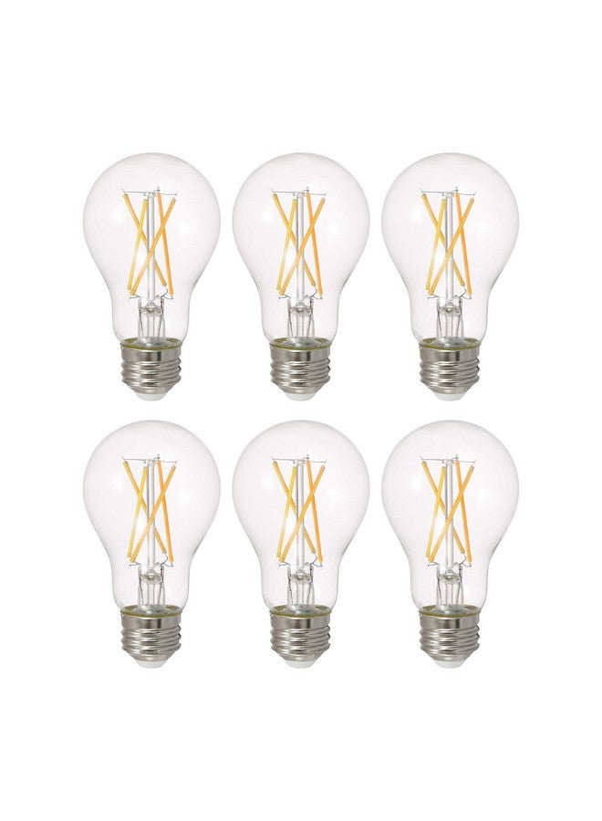 LEDVANCE SYLVANIA LED TruWave Natural Series A19 Light Bulb, 75W Equivalent, Efficient 11W, 1100 Lumens, Dimmable, Clear, 2700K, Soft White - (Pack of 6) (40807) - Image 1