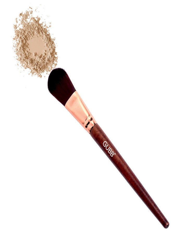 GUBB Synthetic Bristle Foundation Brush- Brown - Image 1