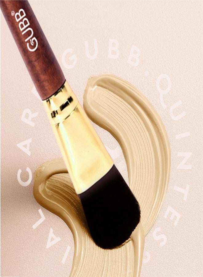GUBB Synthetic Bristle Foundation Brush- Brown - Image 3