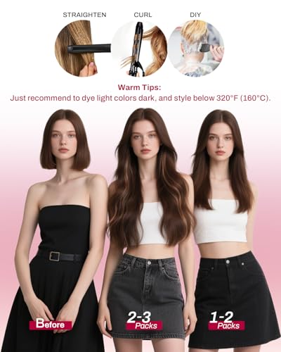 Moresoo Jet Black Clip in Hair Extensions Human Hair Black Hair Extensions Clip in Straight Remy Human Hair Double Weft 120g 22 Inch - Image 5
