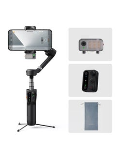 hohem iSteady V3 Gimbal Stabilizer for Smartphone, AI Tracker Fill Light,Detached Remote,Built-in Tripod Extension Rod,2024 Upgraded