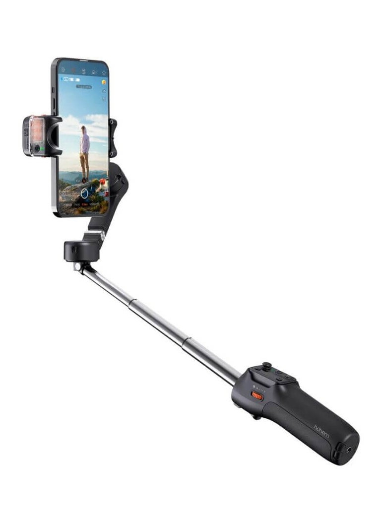 hohem - hohem iSteady V3 Gimbal Stabilizer for Smartphone, AI Tracker Fill Light,Detached Remote,Built-in Tripod Extension Rod,2024 Upgraded - Image 1