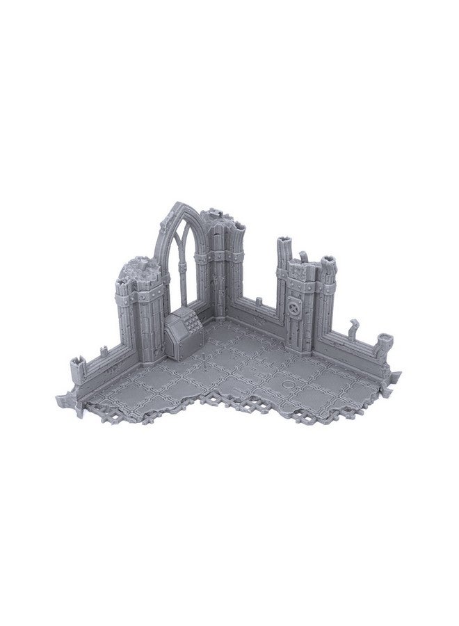 EnderToys Gothic Sci-Fi Ruins by Terrain4Print (Set C), 3D Printed Tabletop RPG Scenery and Wargame Terrain for 28mm Miniatures - Image 4